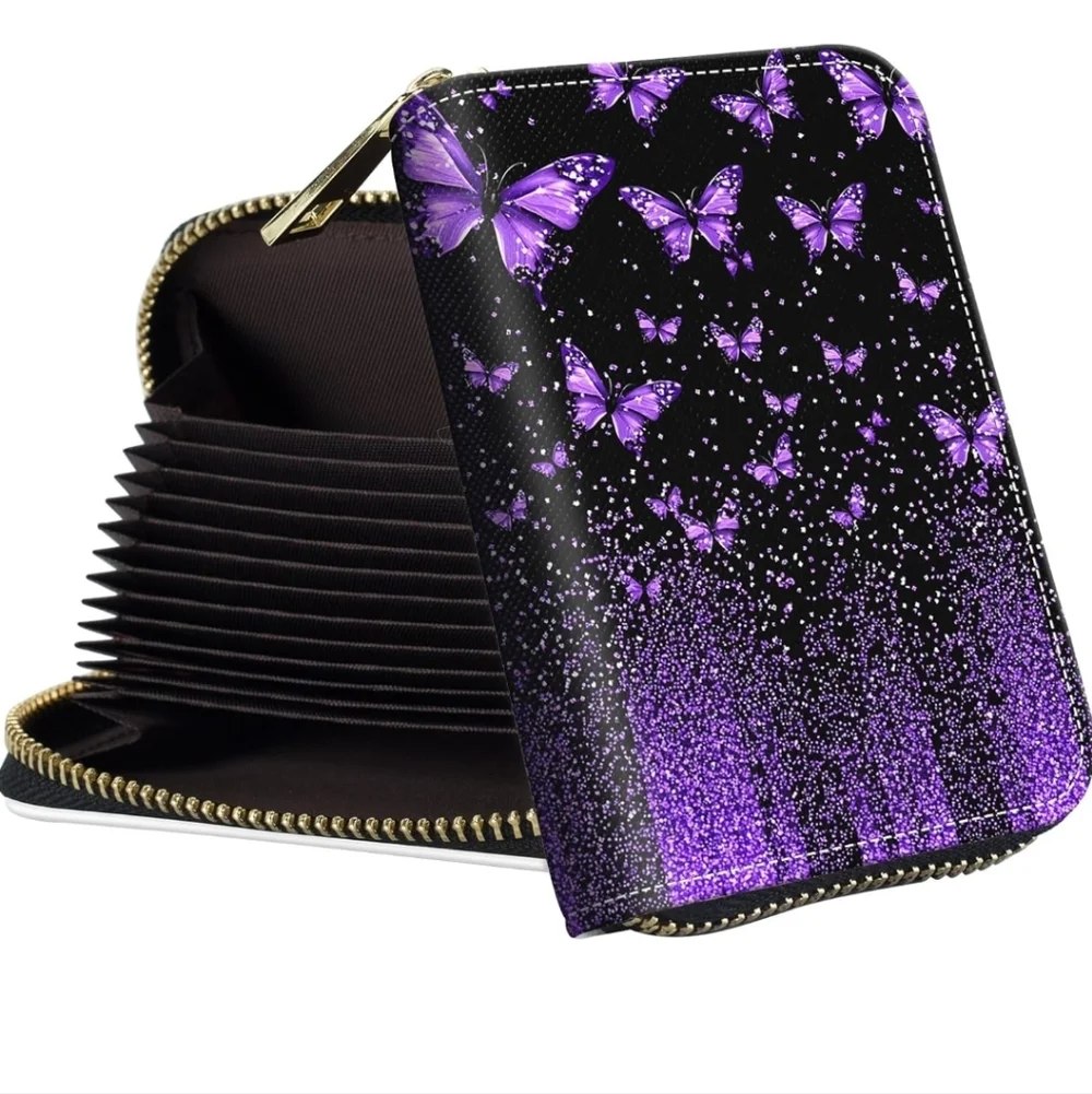 Purple Butterfly Wallet